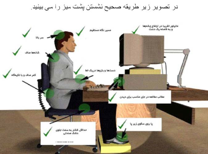 عواقب نشستن زیاد روی صندلی